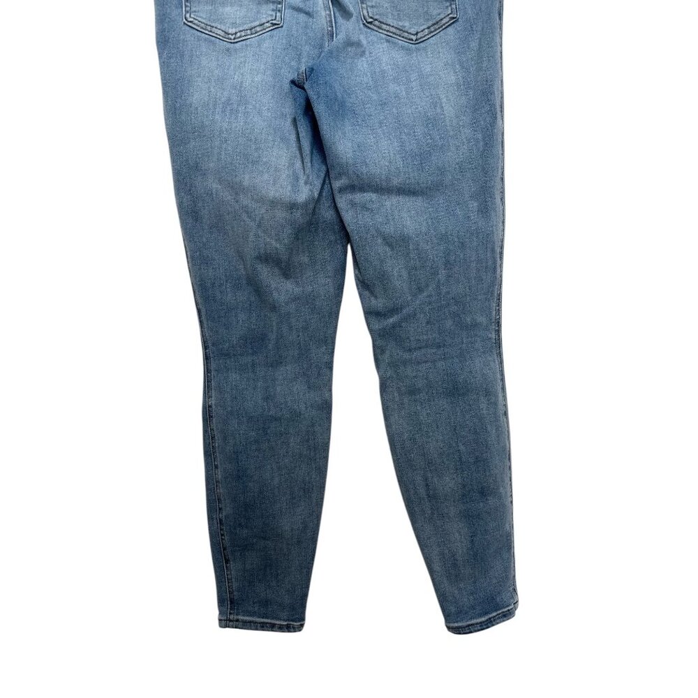 Spanx Pull On Jeans Womens Large Light Wash Vintage High Rise Skinny Stretch - Picture 11 of 14